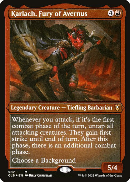 Karlach, Fury of Avernus (507) (Etched) - NM