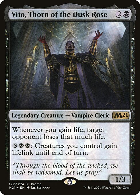 Vito, Thorn of the Dusk Rose (127) (Foil) - NM