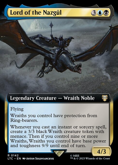 Lord of the Nazgûl (142) - EXTENDED ART - NM