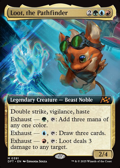 Loot, the Pathfinder (391) - EXTENDED ART (Foil) - NM