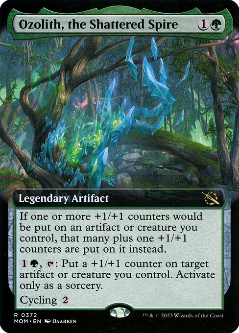 Ozolith, the Shattered Spire (372) - EXTENDED ART - NM
