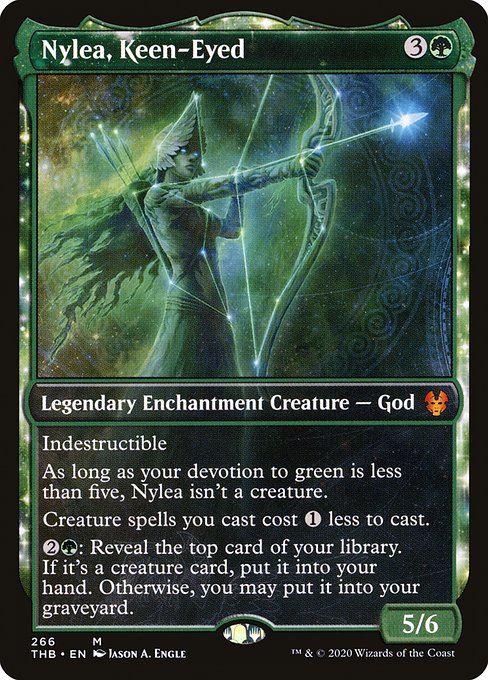 Nylea, Keen-Eyed (266) - SHOWCASE - FULL ART - NM