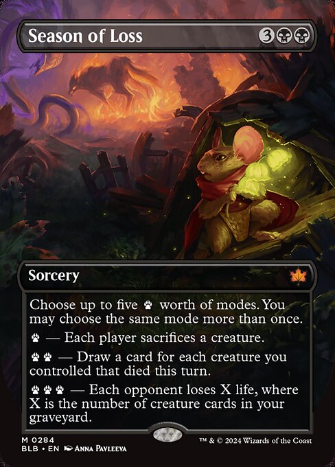 Season of Loss (284) - BORDERLESS (Foil) - NM