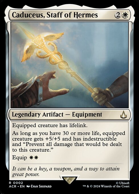 Caduceus, Staff of Hermes (2) (Foil) - NM