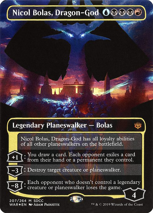 Nicol Bolas, Dragon-God (207) - NM