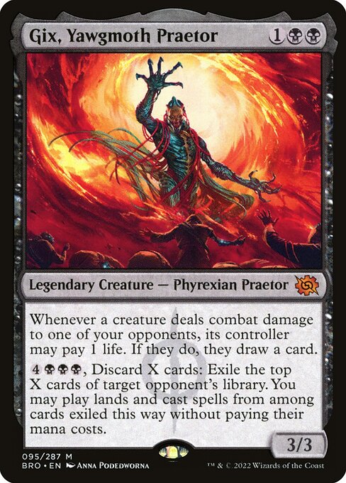 Gix, Yawgmoth Praetor (95) (Foil) - NM