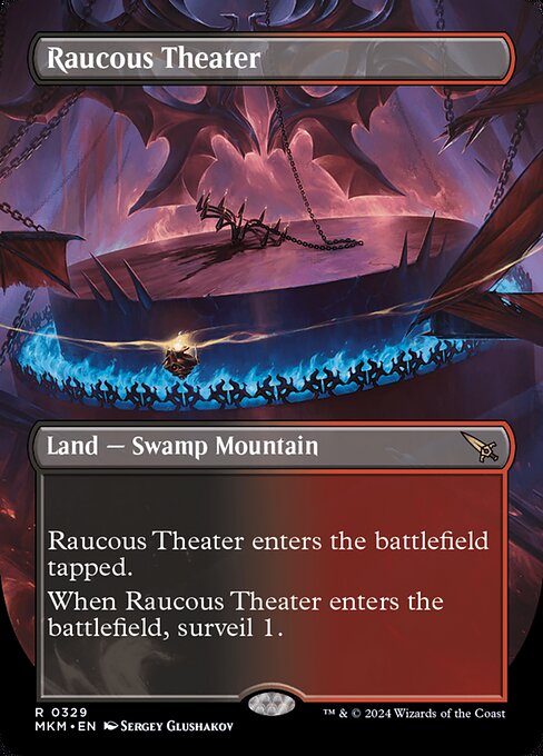 Raucous Theater (329) - BORDERLESS (Foil) - NM