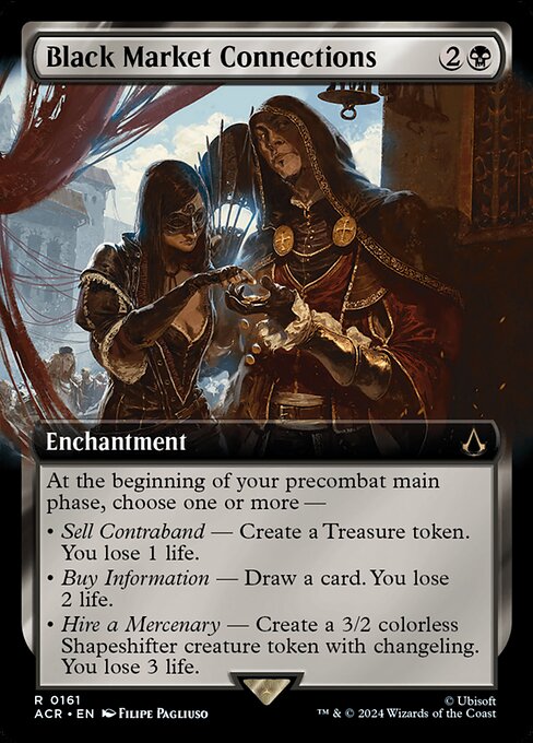Black Market Connections (161) - EXTENDED ART (Foil) - NM