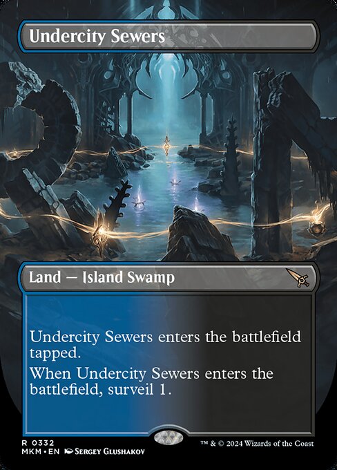 Undercity Sewers (332) - BORDERLESS - NM