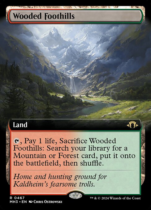 Wooded Foothills (467) - EXTENDED ART - NM
