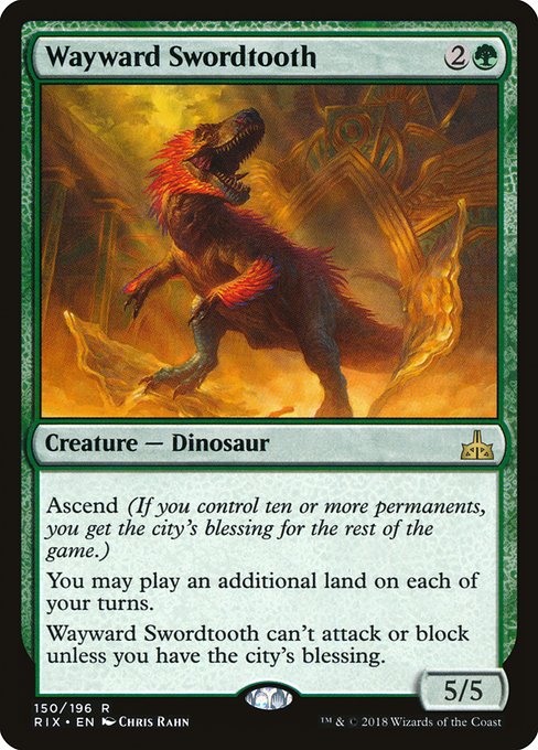 Wayward Swordtooth (150) - NM