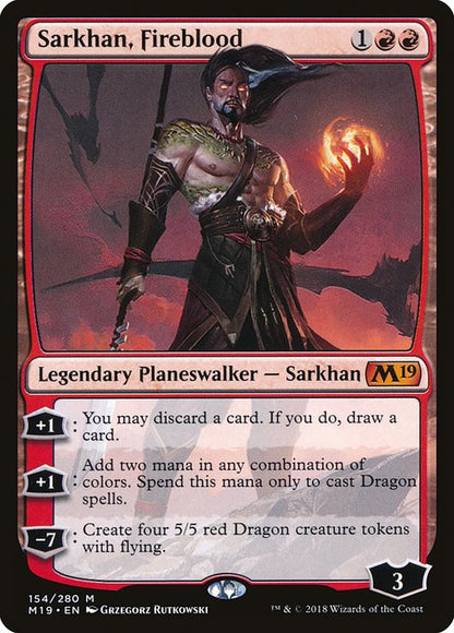 Sarkhan, Fireblood (154) - NM