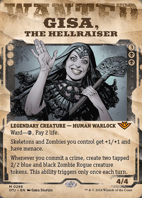 Gisa, the Hellraiser (288) - BORDERLESS - NM