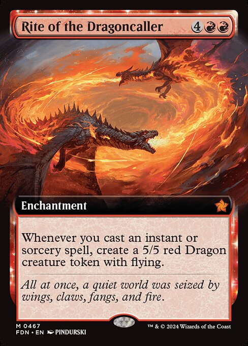 Rite of the Dragoncaller (467) - EXTENDED ART - NM