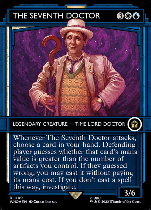 The Seventh Doctor (1149) - BORDERLESS (Foil) - NM