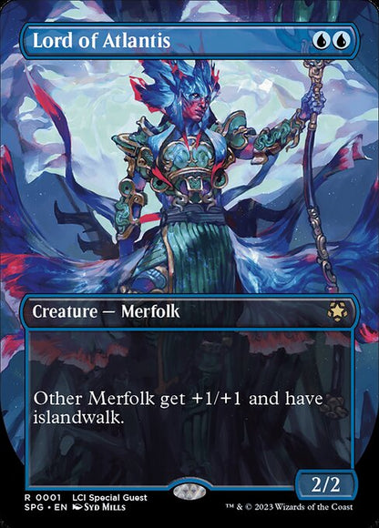 Lord of Atlantis (1) - BORDERLESS - FULL ART - NM