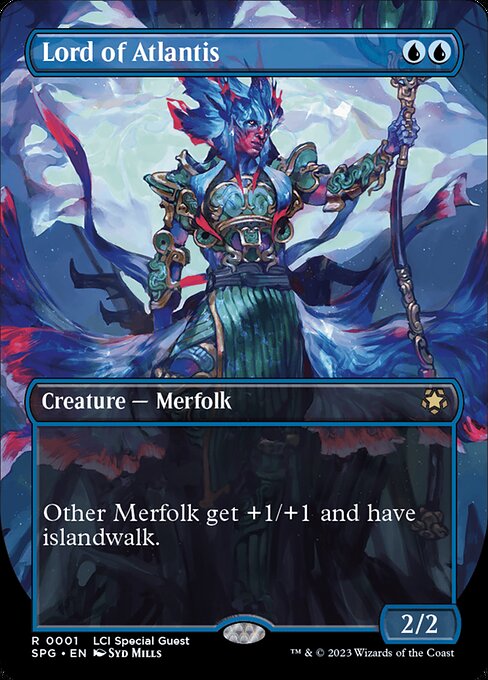 Lord of Atlantis (1) - BORDERLESS - FULL ART - NM