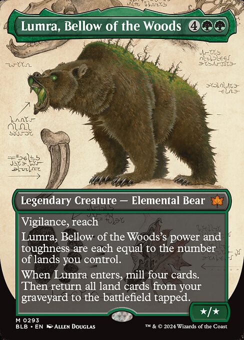 Lumra, Bellow of the Woods (293) - BORDERLESS - NM