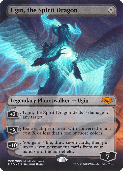 Ugin, the Spirit Dragon (WS1) - BORDERLESS (Foil) - NM
