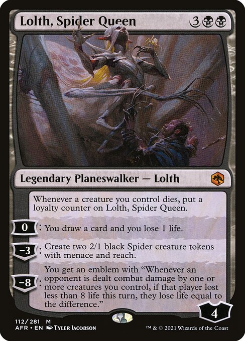 Lolth, Spider Queen (112) - NM
