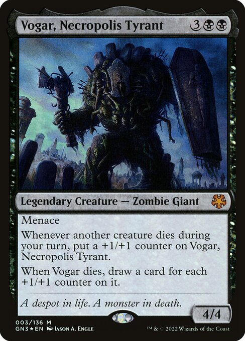 Vogar, Necropolis Tyrant (3) (Foil) - NM