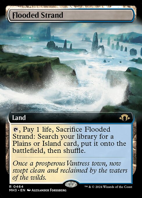 Flooded Strand (464) - EXTENDED ART - NM