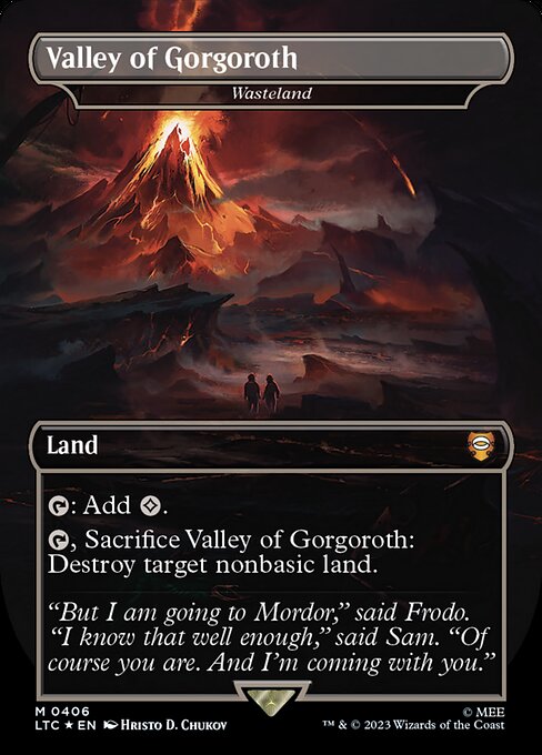 Wasteland (406) - BORDERLESS - FULL ART (Foil) - NM