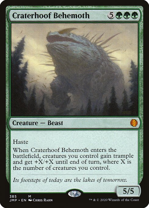 Craterhoof Behemoth (385) - NM