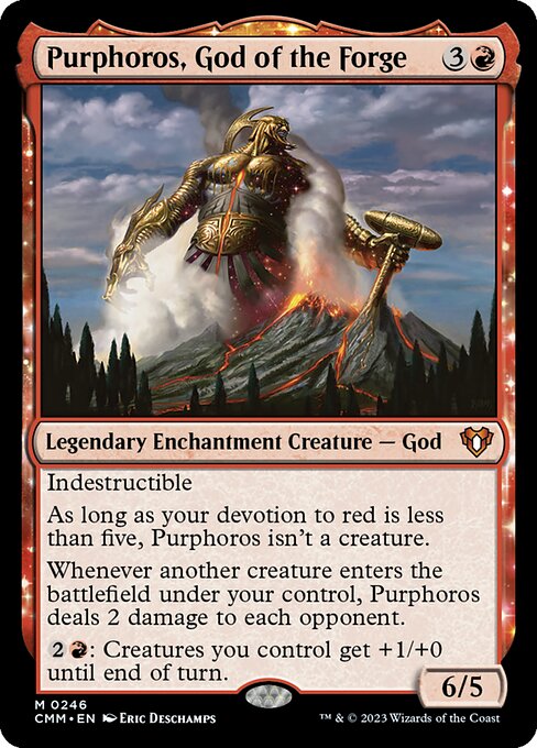 Purphoros, God of the Forge (246) - NM