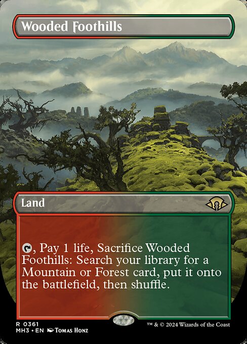 Wooded Foothills (361) - BORDERLESS - NM