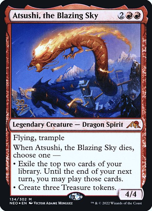 Atsushi, the Blazing Sky (134s) (Foil) - NM