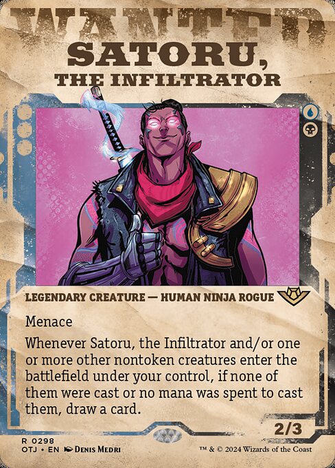 Satoru, the Infiltrator (298) - BORDERLESS - NM