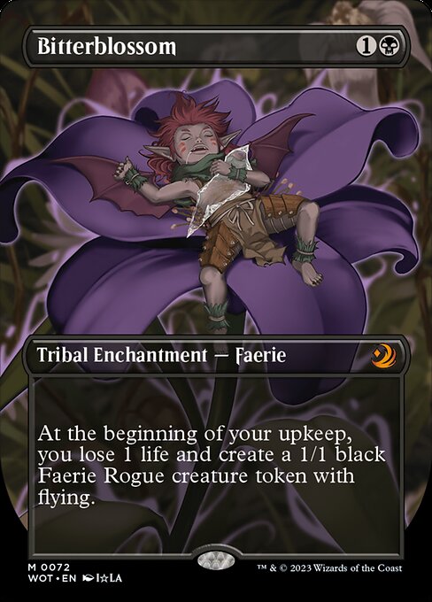 Bitterblossom (72) - BORDERLESS - FULL ART - NM