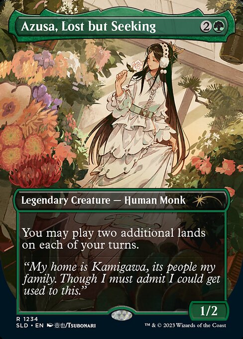 Azusa, Lost but Seeking (1234) - BORDERLESS - FULL ART - NM