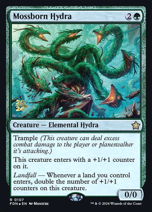Mossborn Hydra (107s) (Foil) - NM