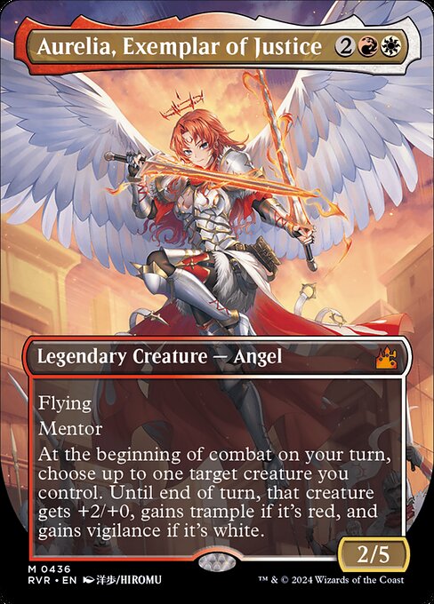 Aurelia, Exemplar of Justice (436) - BORDERLESS - NM