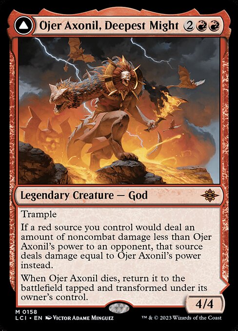 Ojer Axonil, Deepest Might // Temple of Power (158) - NM