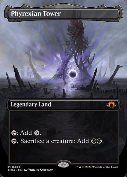Phyrexian Tower (355) - BORDERLESS (Foil) - NM