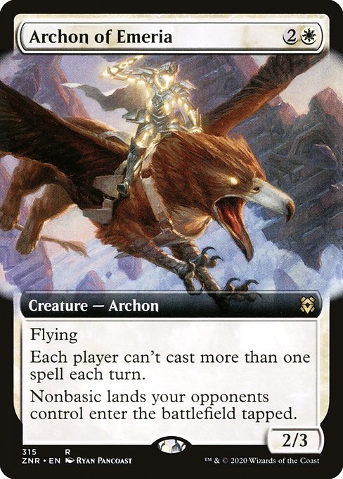 Archon of Emeria (315) - EXTENDED ART (Foil) - NM