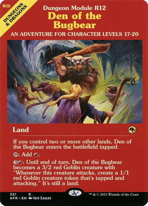 Den of the Bugbear (351) - SHOWCASE - NM