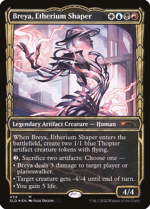 Breya, Etherium Shaper (454) - SHOWCASE - FULL ART (Foil) - NM