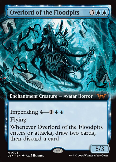 Overlord of the Floodpits (373) - EXTENDED ART - NM