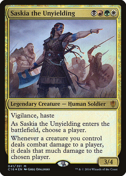 Saskia the Unyielding (41) (Foil) - NM