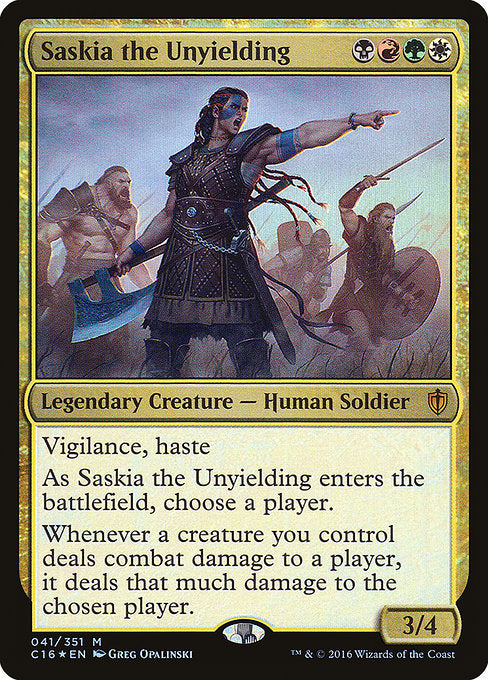 Saskia the Unyielding (41) (Foil) - NM