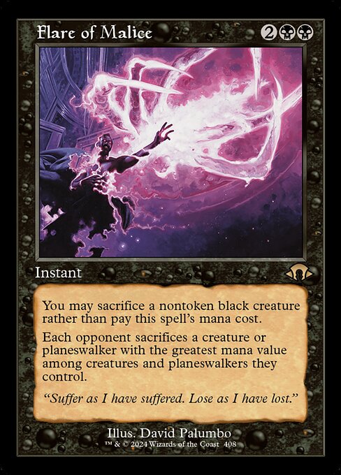Flare of Malice (408) (Foil) - NM