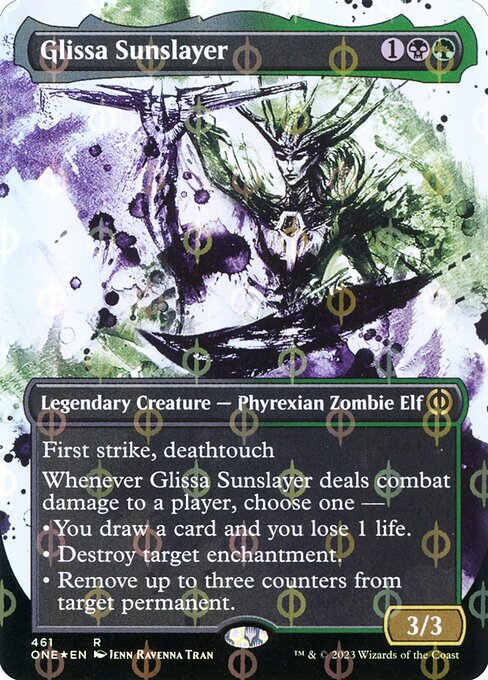 Glissa Sunslayer (461) - BORDERLESS (Foil) - NM