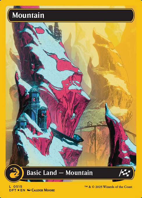 Mountain (515) - FULL ART (Foil) - NM