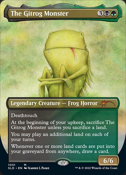 The Gitrog Monster (1051) - BORDERLESS - FULL ART (Foil) - NM