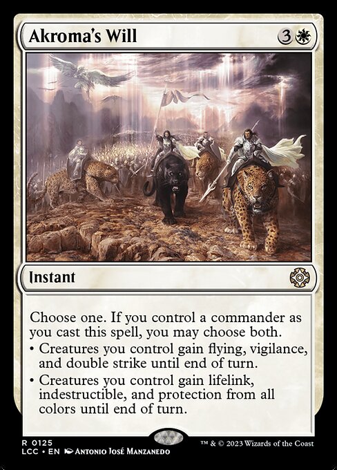 Akroma's Will (125) - NM