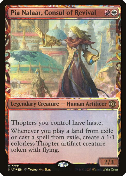 Pia Nalaar, Consul of Revival (221) - SHOWCASE (Foil) - NM